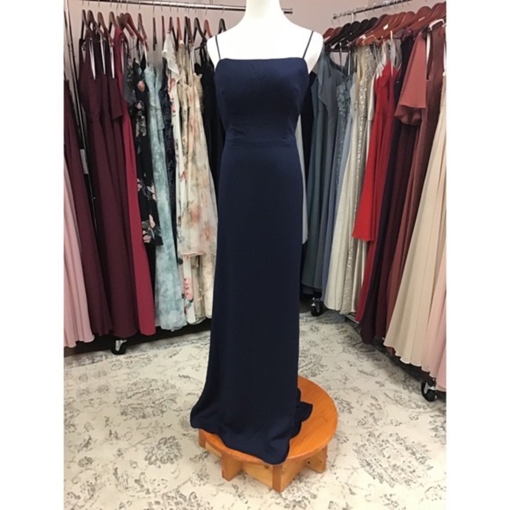 Hayley Paige Style # 5950. Navy. Sz.12